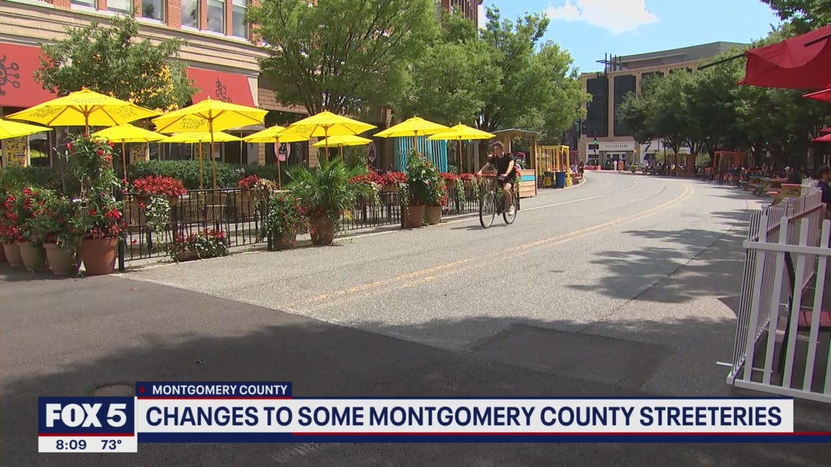 Montgomery County announces changes to popular streeteries in Bethesda, Silver Spring
